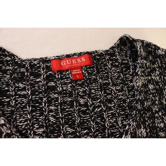Guess Sweater Black Grey White Size Small Long Sleeves (13) - Picture 11 of 12